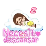Niña kawai con texto 🌈🎀✨