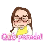 Niña kawai con texto 🌈🎀✨
