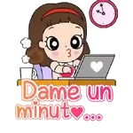 Niñita para el chat con texto💬