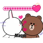 stikers de mi love💜🙈 