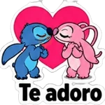Amor 💕 Stitch & Angela 💕