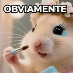 Hámster Maquillándose 💄🐹