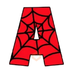 Alfabeto Homem Aranha