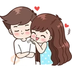 Pareja de Amor Chibi ❤️🌈✨