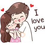 Pareja de Amor Chibi ❤️🌈✨