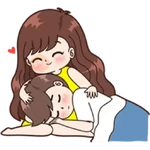Pareja de Amor Chibi ❤️🌈✨
