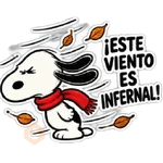 🌧️ Snoopy 🐾 Frío,Lluvia,Enojo😡