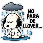 🌧️ Snoopy 🐾 Frío,Lluvia,Enojo😡