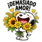 🌻Snoopy Flores Buenas Vibras🌻