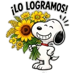 🌻Snoopy Flores Buenas Vibras🌻