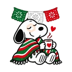 Snoopy Mes Patrio Viva México🇲🇽