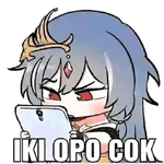 stiker anime