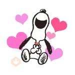 Snoopy Love 🐶🤍🖤