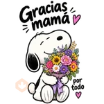 Snoopy Feliz Día, Mamá 💐