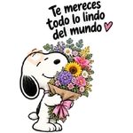 Snoopy Feliz Día, Mamá 💐