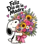 Snoopy Feliz Día, Mamá 💐