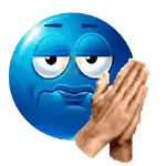 Emoji Azul