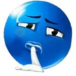 Emoji Azul