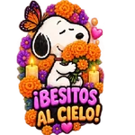 Snoopy Día de Muertos 🏵️🥀