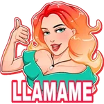 Chica Cabeza de Llama 
