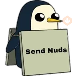Pingüino Letrero 