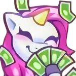 Unicornio emote. 🦄💜 