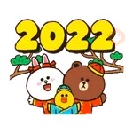 BROWN & FRIENDS 新年動態貼圖