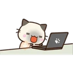Chibi Siamese Cat