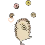 STICKERS ERIZOS 1 