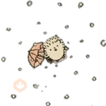 STICKERS ERIZOS 1 