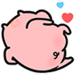 Quby Pig - Sticker