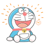 Doraemon Animated Crayon Stickers 
