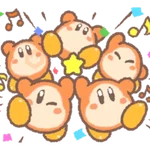 Kirby Puffball Sticker Set 