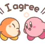 Kirby Puffball Sticker Set 