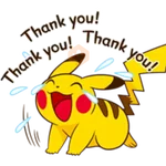 Pikachu Lively Voiced Stickers ♪ 