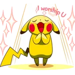 Pikachu Lively Voiced Stickers ♪ 