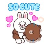 BROWN & CONY Cheer Stickers 
