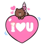 Brown & Cony Rosy Love 