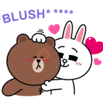 Brown & Cony Custom Stickers 