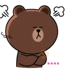 Brown & Cony Custom Stickers 