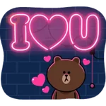 Brown & Cony Heart Melting Romance 