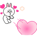 Brown & Cony Heart Melting Romance 