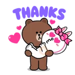 Brown & Cony Heart-Throbbing Love 