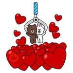 Brown & Cony Big Love Stickers 