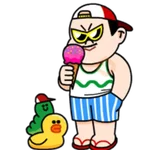 LINE Characters - Happy Vacations 