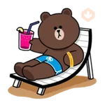 LINE Characters - Happy Vacations 