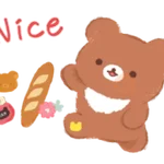 Rilakkuma marché stickers 