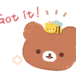 Rilakkuma marché stickers 