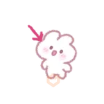 A cute and energetic rabbit 