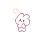 A cute and energetic rabbit 